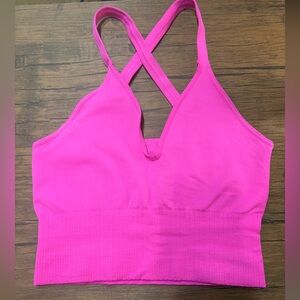 Free People Movement hot pink tank top size S/M